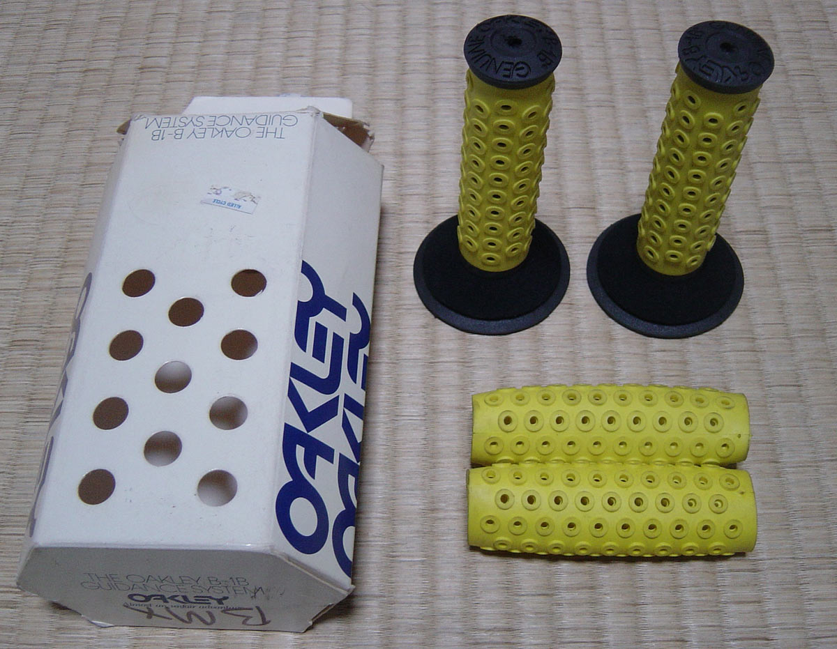 当時物 グリップ old school bmx してやっ OGK grips HEXAGON